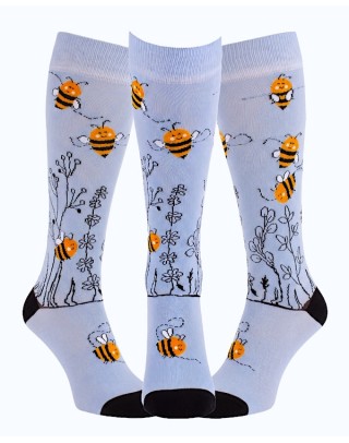 Riding high socks with paddock's bees