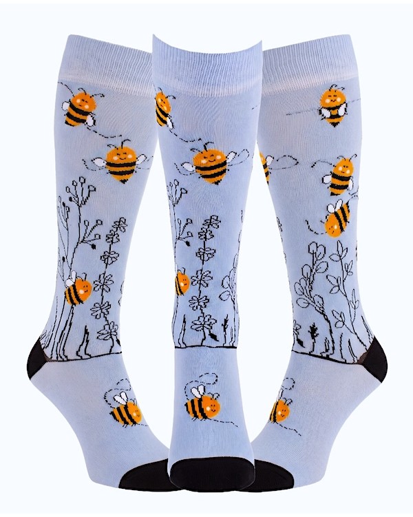 Riding high socks with paddock's bees