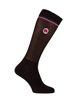 Thin riding socks with Horse in medaillon