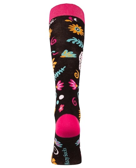 chaussettes montantes équitation avec cheval de Halloween arrière