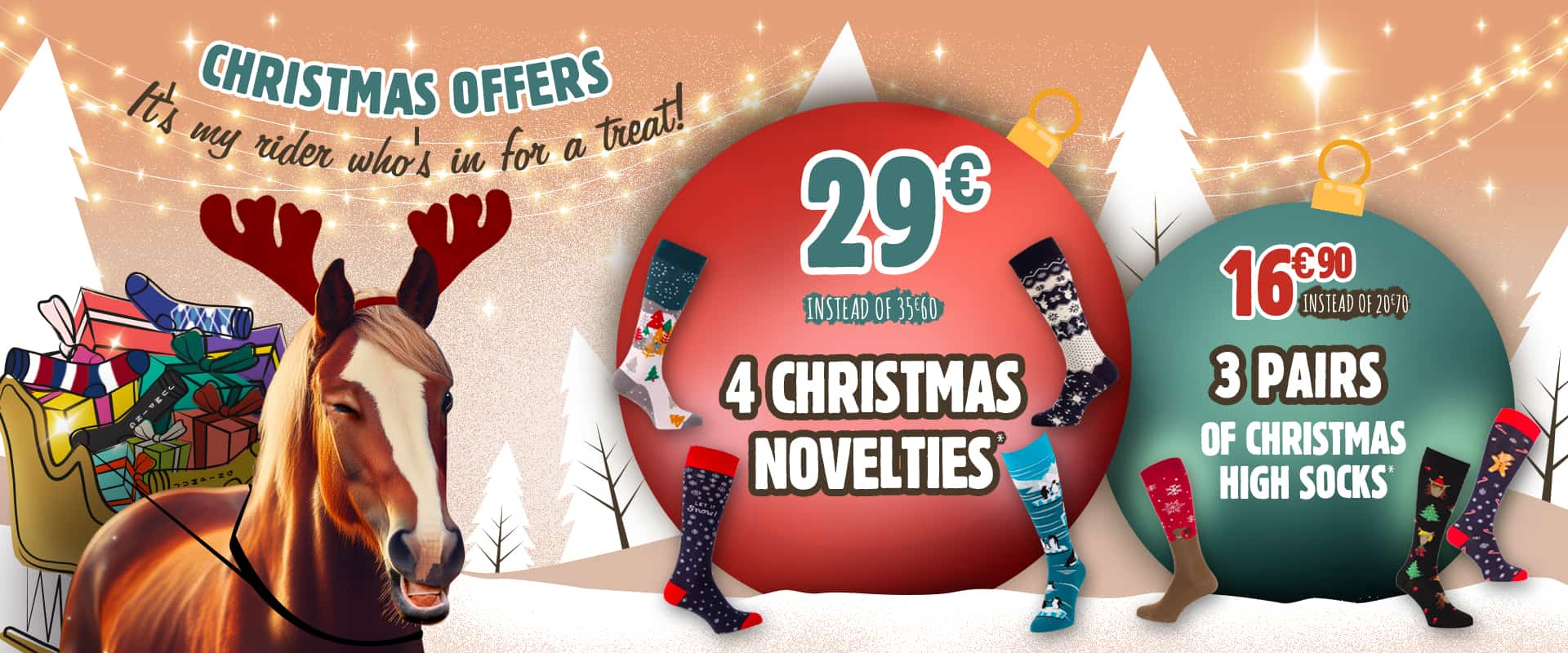 Christmas promotions at KozySocks'